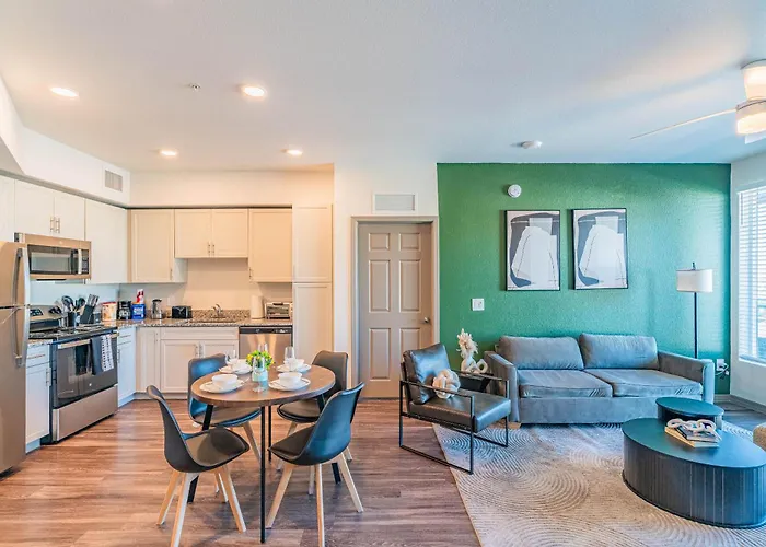 Stadium Area Unit With Balcony Pool Gym Parking Wd Apartment *